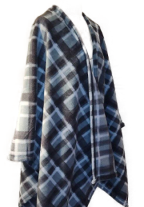 Blue Plaid Wrap